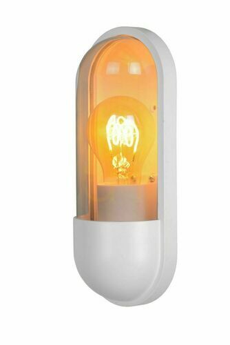 Prüfen Außenwandleuchte Lucide CAPSULE weiß IP65 E27 29897/01/31