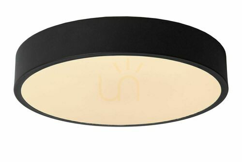 Prüfen Plafond Lucide UNAR LED 30 cm Schwarz Acryl 79185/30/30
