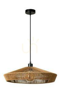 Pendelleuchte Lucide Yunkai 50 cm Holz Schwarz Japandi 10413/50/72 small 1