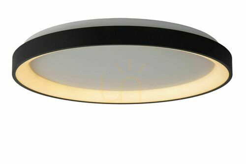 Prüfen Plafond Lucide VIDAL Schwarz 48 cm LED 38W Metall 46103/38/30