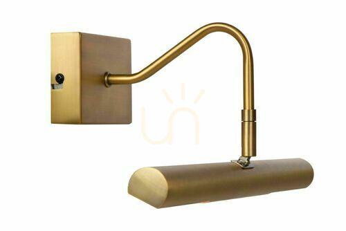 Prüfen Bilderleuchte Lucide VINZ Gold Metall modern 2-flammig 45299/02/02