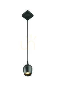 Pendelleuchte Lucide PRESTON Schwarz Aluminium IP44 GU10 09437/01/30 small 1