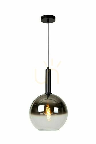 Prüfen Pendelleuchte Lucide Marius Schwarz Metall 30 cm 45402/30/30