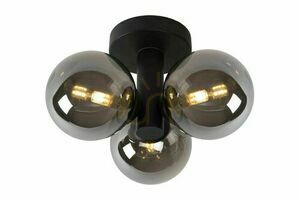 Plafond Lucide TRUDY schwarz Metall Retro 3-flammig IP44 74116/03/30 small 0