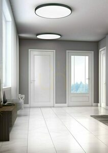 Trio WACO 627417532 LED-Deckenleuchte, mattschwarz, 75 cm small 3
