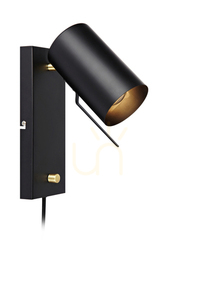 Wandlampe Markslojd Carrie Schwarz Metall Dimmer 106587 small 0