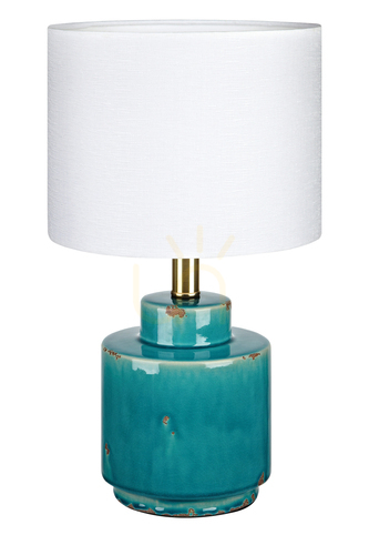 Prüfen Tischlampe Markslojd Cous 106606 Keramik Weiß 41,5 cm
