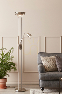 Bodenlampe Markslojd DETROIT 111241 2-flammig Stahl 180 cm Dimmer small 1