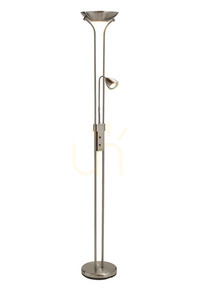 Bodenlampe Markslojd DETROIT 111241 2-flammig Stahl 180 cm Dimmer small 0