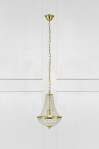 Pendelleuchte Markslöjd Gränsö 106118 transparent Kristall Metall 30 cm small 1