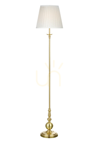 Bodenlampe Markslojd Imperia 106322 gebürstetes Gold Offwhite 149 cm small 0