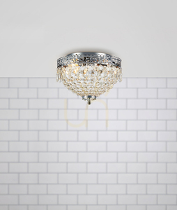Plafond Markslojd Joline 108423 2-flammig Chrom Kristall 28 cm small 1