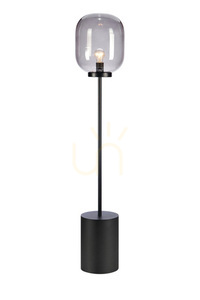 Bodenlampe Markslojd BROOKLYN 108425 Schwarz Rauchglas 131 cm small 0
