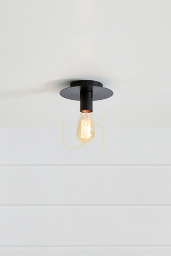 Prüfen Plafond Markslojd Piatto schwarz Metall 18 cm 108540