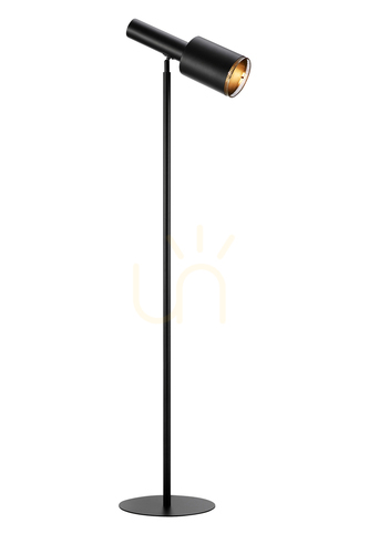 Prüfen Bodenlampe Markslojd OZZY 108542 schwarz Metall 143 cm
