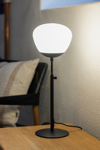 Tischlampe Markslojd RISE 108545 weiß Metall Glas 60 cm small 1