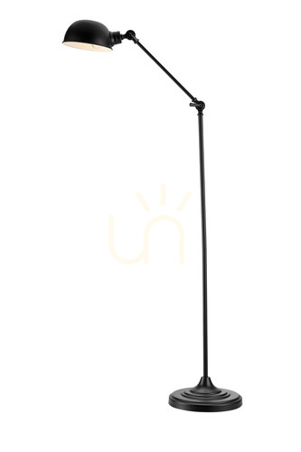 Prüfen Bodenlampe Markslojd PORTLAND 108586 schwarz Metall 143 cm