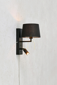 Wandlampe Markslojd Como 2-flammig Schwarz Metall 108595 small 1
