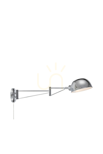 Prüfen Wandleuchte Markslojd Portland Chrom Metall 76 cm 108623