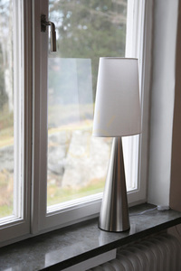 Tischlampe Markslojd Conus 108624 Nickel Offwhite Metall 64 cm small 1