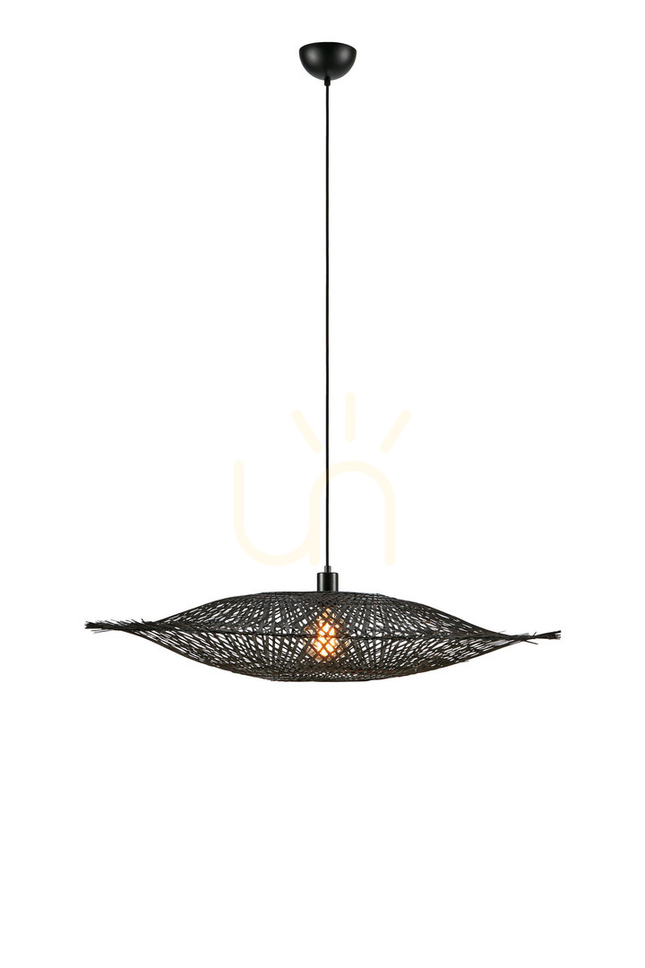 Pendelleuchte Markslojd Kumo 92 cm schwarz Metall/Bambus 108672