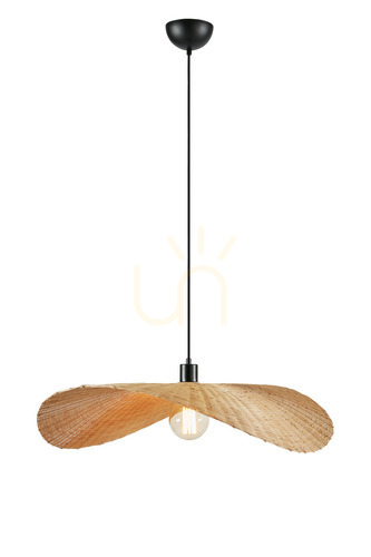 Prüfen Pendelleuchte Markslojd Rayo 108677 Bambus Natur 70 cm E27