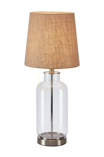 Prüfen Tischlampe Markslojd COSTERO 108694 Natur Jute Glas 60 cm