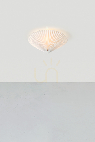 Prüfen Plafond Markslojd PLISADO 108701 3-flammig weiß 42 cm Kunststoff