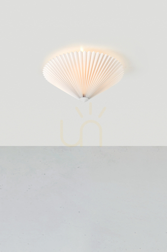 Prüfen Plafond Markslojd PLISADO 108702 3-flammig weiß 50 cm Kunststoff