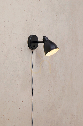 Prüfen Wandlampe Markslojd STORY 108712 schwarz Metall 1-flammig