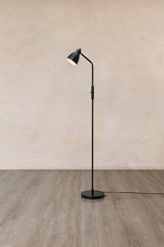 Prüfen Bodenlampe Markslojd STORY 108713 schwarz Metall 143 cm