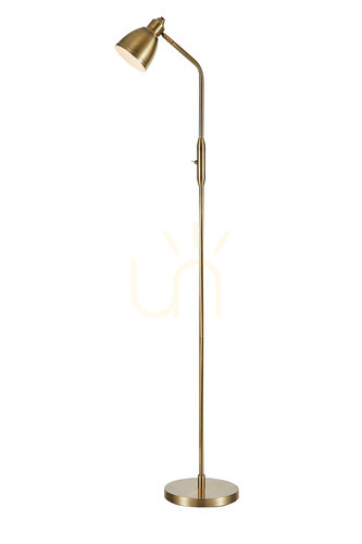 Prüfen Bodenlampe Markslojd Story 108715 Antik Metall 143 cm
