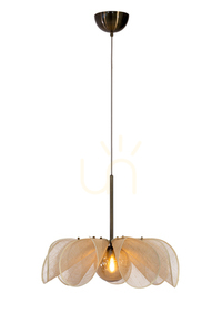 Pendelleuchte Markslojd STYRKA 63 cm Natur Antikmessing Bananenfaser 108659 small 0
