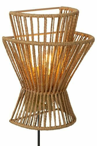 Prüfen Wandleuchte Lucide TASMAN Holz Gold Japandi 10220/01/72