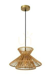 Pendelleuchte Lucide TASMAN Holz Gold Japandi 10420/32/72 small 1
