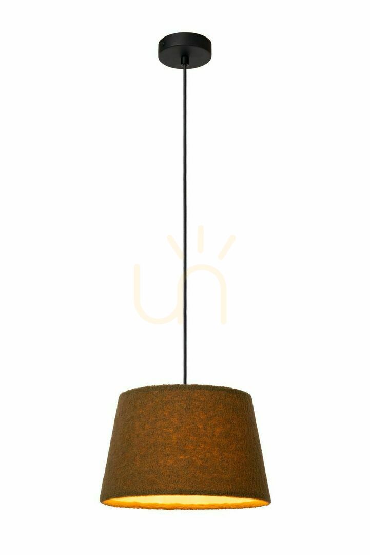 Závesné svietidlo Lucide WOOLLY zelené čierne E27 28 cm 10416/01/33