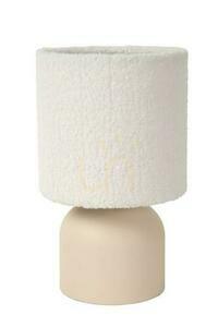 Tischleuchte Lucide WOOLLY beige Japandi Baumwolle Metall 10516/01/38 small 1