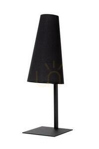Tischleuchte Lucide GREGORY schwarz Flachs Stahl E27 30595/81/30 small 1