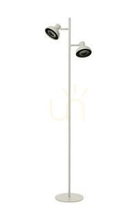 Stehleuchte Lucide SENSAS Weiß Stahl 2-flammig LED dimmbar 30797/02/31 small 1