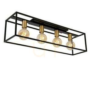 Lucide RUBEN Deckenleuchte, 4xE27, schwarzes Metall, 90 cm, 00124/04/30 small 3