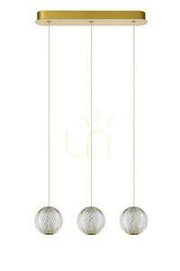 Pendelleuchte Lucide CINTRA Gold Acryl LED 12,6W 13499/12/60 small 1