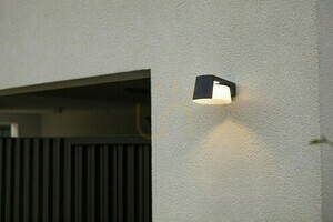 Außenwandleuchte Lutec MOON LED grau 11,1W 1000lm 3000K/4000K 5206001118 small 4