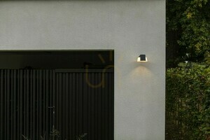 Außenwandleuchte Lutec MOON LED grau 11,1W 1000lm 3000K/4000K 5206001118 small 5