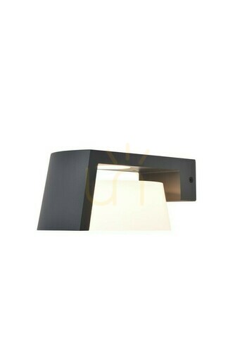 Prüfen Außenwandleuchte Lutec MOON LED grau 11,1W 1000lm 3000K/4000K 5206001118