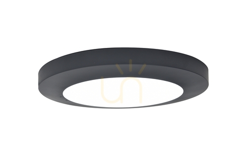Prüfen Außen Deckenleuchte Lutec KAYAH LED grau 30,5 cm 16,5W IP54
