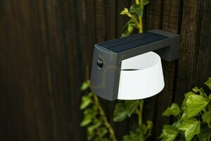 Außenwandleuchte Lutec Moon Solar LED mit Bewegungsmelder Grau 6906001118 small 1