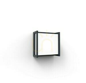 Außenwandleuchte Lutec QUBO LED 9,5W grau 14 cm 5195404118 small 1