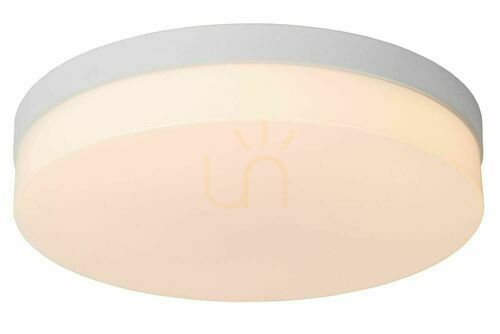 Prüfen Plafond Lucide Biskit weiß 34,5 cm IP44 LED 24W 79111/36/31
