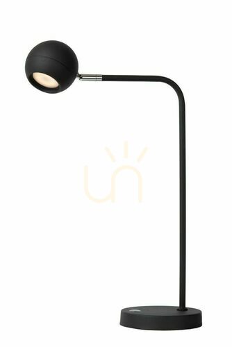 Prüfen Schreibtischlampe Lucide COMET schwarz LED dimmbar 36621/03/30