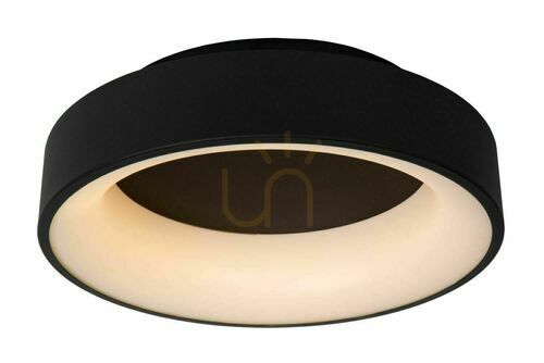 Prüfen Plafond Lucide Mirage schwarz 38 cm LED 22W 36114/18/30